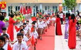 Những hình ảnh đẹp về lễ khai giảng năm học mới tại Hà Nội
